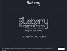 Tablet Screenshot of blueberrybluegrass.com